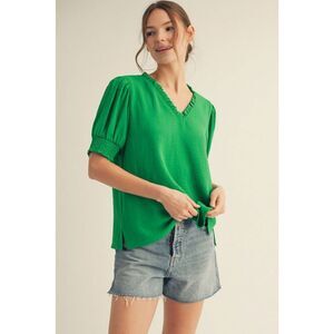 248. The Perfect Top in Kelly Green